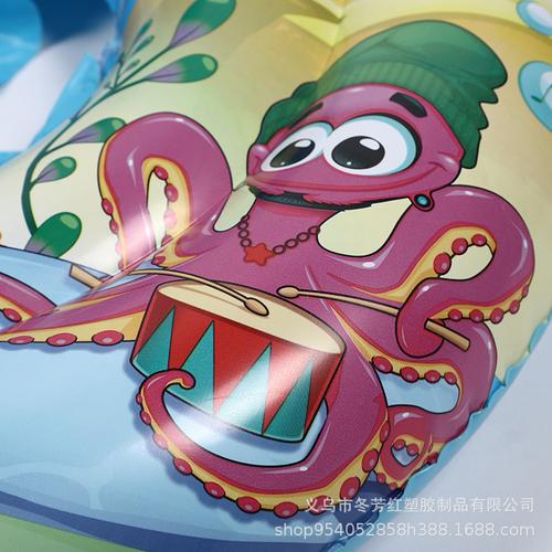 厂家现货批发爆款儿童玩具水上用品 海洋鱼游泳圈加厚pvc充气坐艇